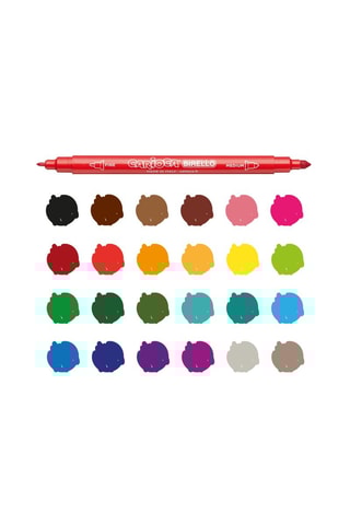 24 canetas de feltro Birello