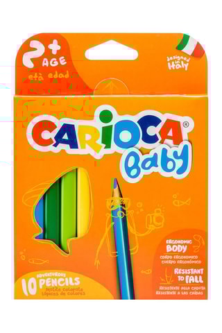 10 lápis de cor - A partir dos 2 anos