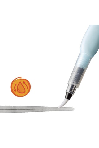 3 pincéis recarregáveis Branco