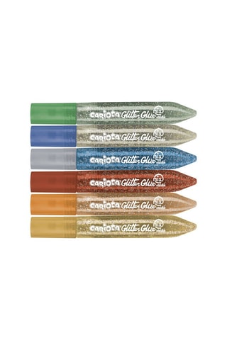 6 Tubos de cola com purpurinas - A partir dos 3 anos