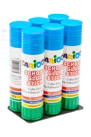 6 tubos de cola - A partir dos 3 anos