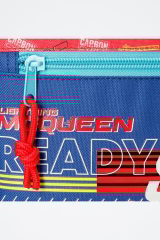 Estojo Flash McQueen Cars Disney Pixar - Vermelho e azul-cobalto