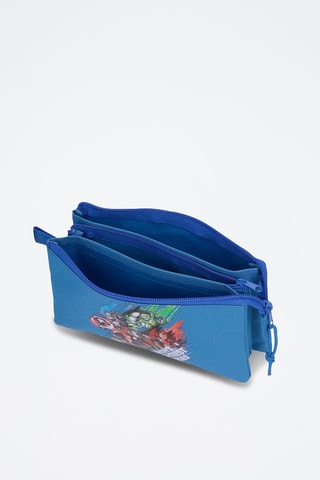 Estojo Os Vingadores Marvel - Azul-cobalto e vermelho