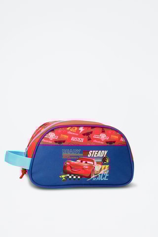 Estojo de higiene Flash McQueen Cars Disney Pixar - Vermelho e azul-cobalto