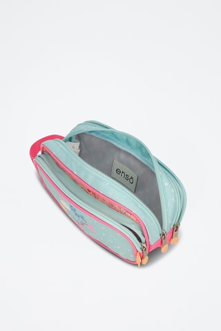 Estojo - Rosa e verde-água