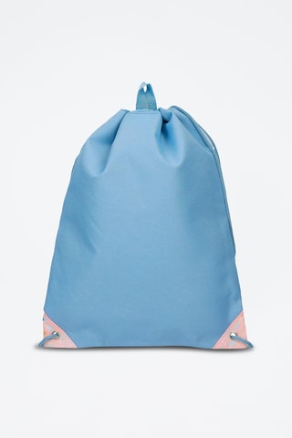 Mochila Anna e Elsa Frozen Disney - Azul-celeste e rosa-maquilhagem