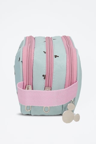 Estojo de higiene Mickey e Minnie Disney - Turquesa