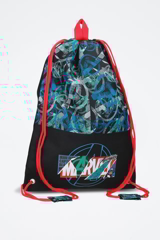 Mochila Capitão América Os Vingadores Marvel - Preto