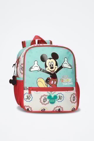 Mochila Mickey Disney - Verde-água e vermelho