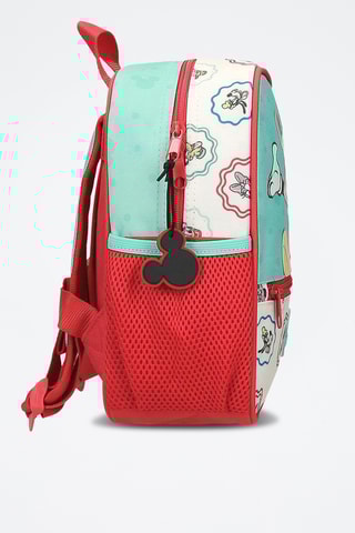 Mochila Mickey Disney - Verde-água e vermelho