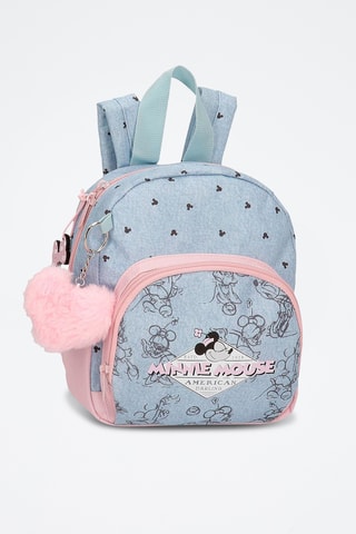 Mochila Minnie Disney - Azul-claro e rosa
