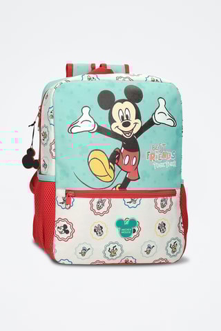 Mochila Mickey Disney - Verde-água e branco