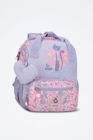 Mochila - Malva e rosa