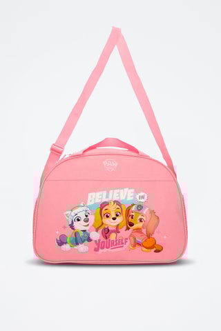 Saco de viagem Patrulha Pata - Rosa - 40 cm