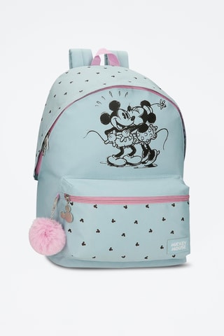 Mochila Mickey e Minnie Disney - Turquesa