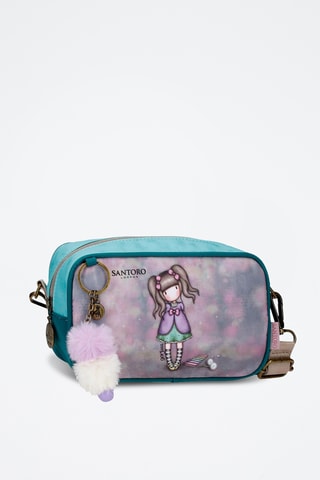 Mala a tiracolo Gorjuss Santoro London - Rosa e turquesa