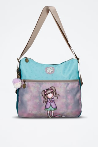 Mochila Gorjuss Santoro London - Rosa e turquesa