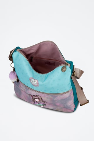 Mochila Gorjuss Santoro London - Rosa e turquesa