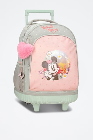 Mochila com rodas Minnie Disney - Verde-água