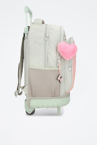 Mochila com rodas Minnie Disney - Verde-água