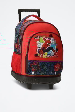 Mochila com rodas Homem-Aranha Os Vingadores Marvel - Vermelho
