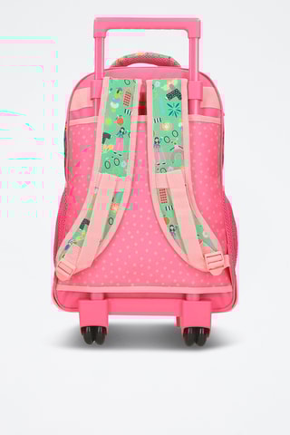 Mochila com rodas - Rosa