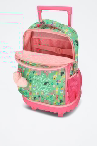 Mochila com rodas - Rosa