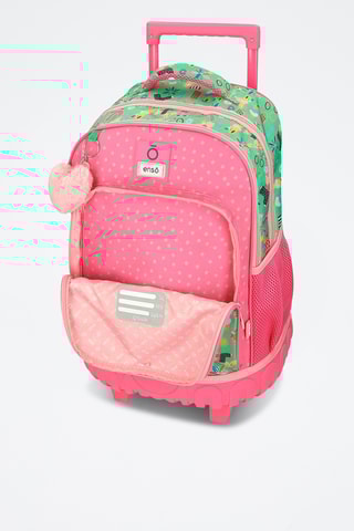 Mochila com rodas - Rosa