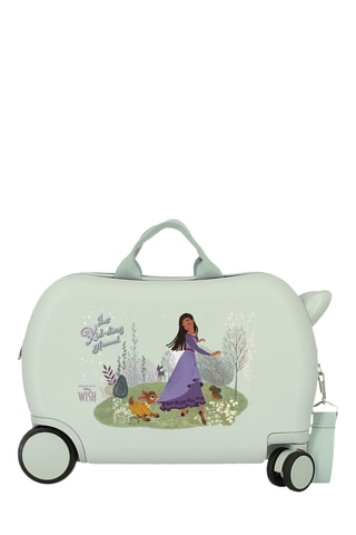 Mala de cabine infantil Wish Asha e a Boa Estrela - 31 cm - Verde