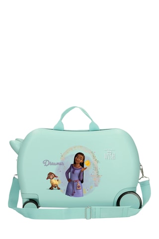 Mala de cabine infantil Wish Asha e a Boa Estrela - 31 cm - Verde