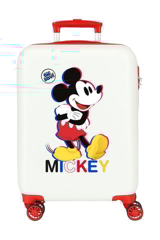 Mala de cabine Mickey Disney - Branco - 55 cm