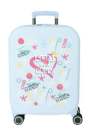 Mala de grande volume conectada - Azul-celeste - 55 cm