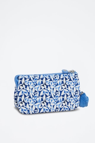 Pochette Creativity L - Bleu et blanc
