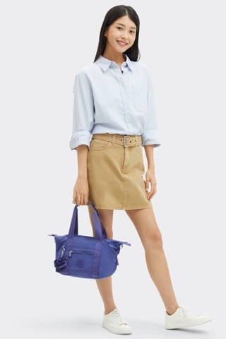 Sac porté épaule Art Mini - Bleu marine