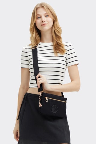 Sac bandoulière Riri Zip - Noir