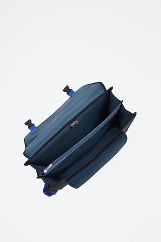 Cartable Preppy - Noir et bleu foncé