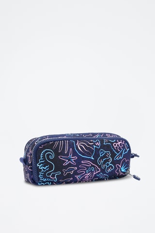 Trousse Gistroy - Bleu nuit et rose poudré