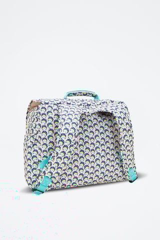 Cartable Codie - Turquoise et bleu marine