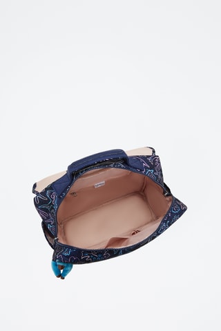 Cartable Codie - Bleu marine et rose poudré