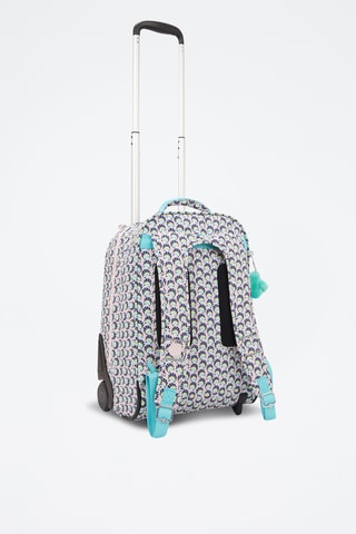 Sac à dos à roulettes Sari - Rose et bleu marine