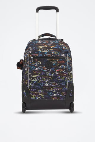 Sac à dos à roulettes Sari - Noir et bleu