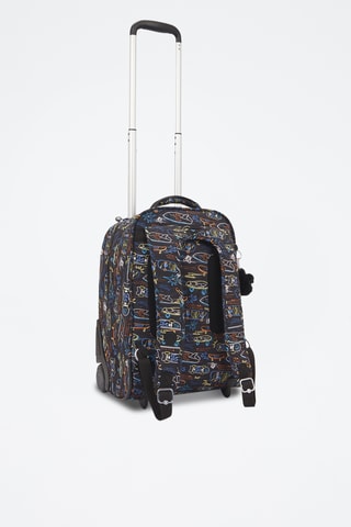 Sac à dos à roulettes Sari - Noir et bleu