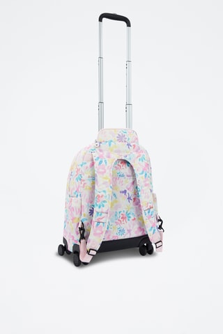 Sac à dos à roulettes New Zea - Blanc et rose