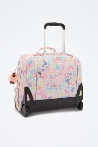 Sac à dos à roulettes Giorno - Blanc et rose