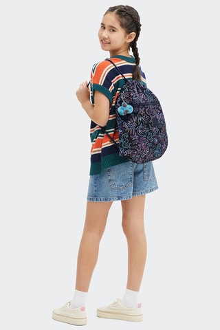 Sac à dos Supertaboo - Bleu marine et rose poudré