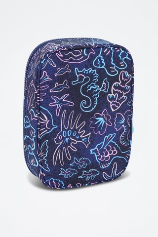 Trousse 100 Pens - Bleu marine et rose poudré