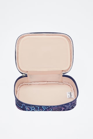 Trousse 100 Pens - Bleu marine et rose poudré