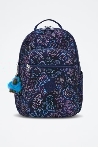 Sac à dos Seoul College - Bleu marine et rose poudré