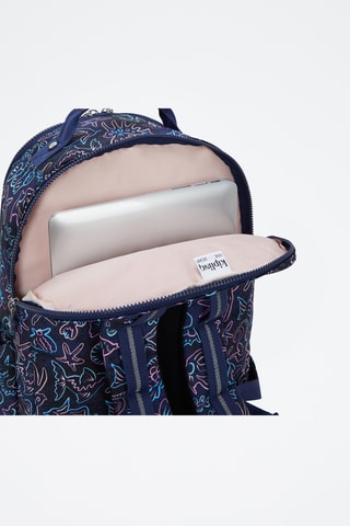 Sac à dos Seoul College - Bleu marine et rose poudré