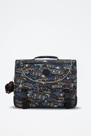 Cartable Preppy - Noir et bleu